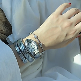Marka Model Silver Yılan Saat