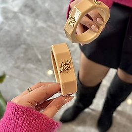 Arı Detay KremRengi Bilezik