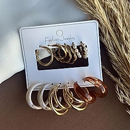 Kahverengi Küpe Seti