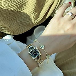 Siyah Kadran Gold Marka Model Saat