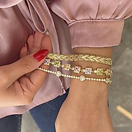 Kalp SuyoluÇelik Bileklik(14AyarRenginde)